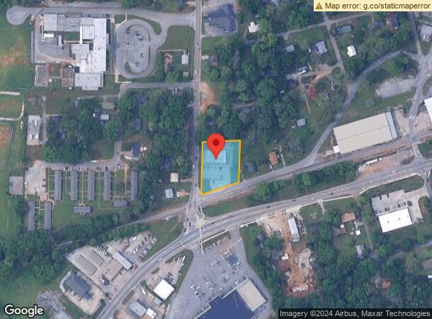  111 Railroad Ave, Montevallo, AL Parcel Map