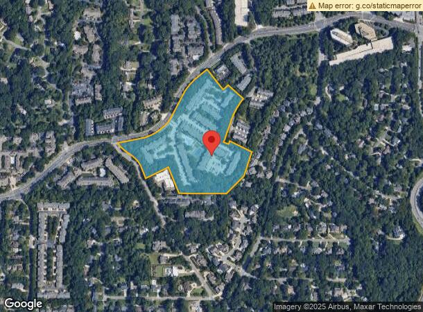  5501 Glenridge Dr, Atlanta, GA Parcel Map