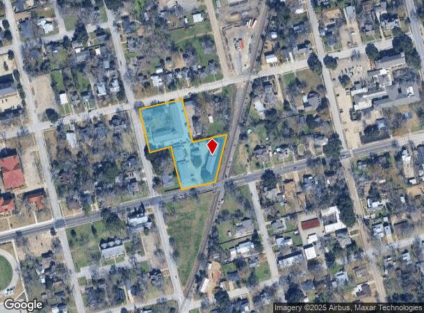 500 College Ave, Brenham, TX Parcel Map