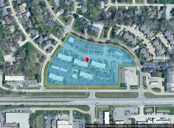  8825 Hickman Rd, Urbandale, IA Parcel Map