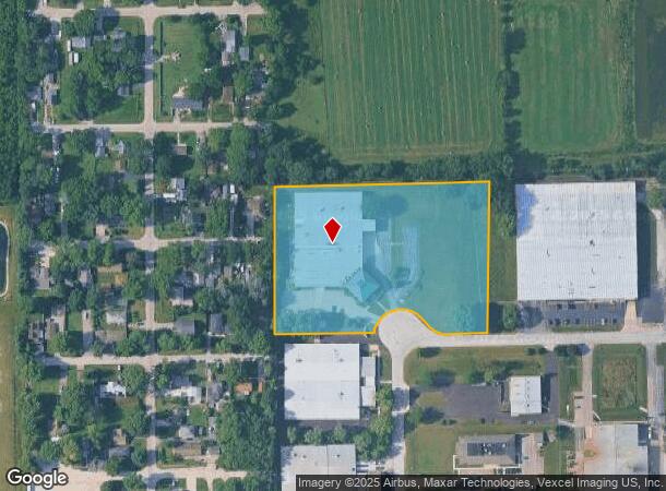  1710 Landmark Rd, Aurora, IL Parcel Map