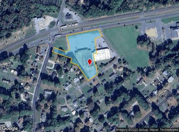 2625 Lankford Hwy, Exmore, VA Parcel Map