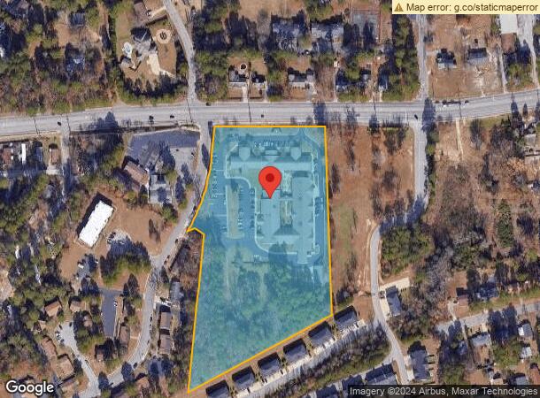  523 Country Club Dr, Fayetteville, NC Parcel Map