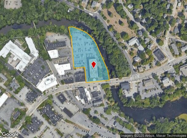  1 Washington St, Wellesley Hills, MA Parcel Map