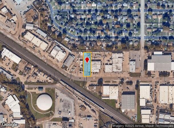 617 E Walnut St, Garland, TX Parcel Map