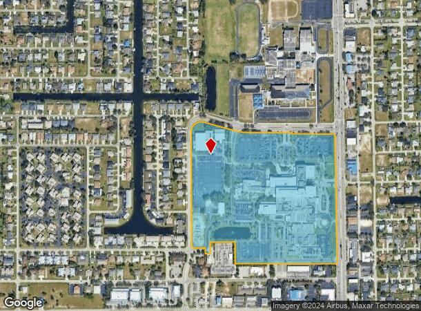  636 Del Prado Blvd S, Cape Coral, FL Parcel Map