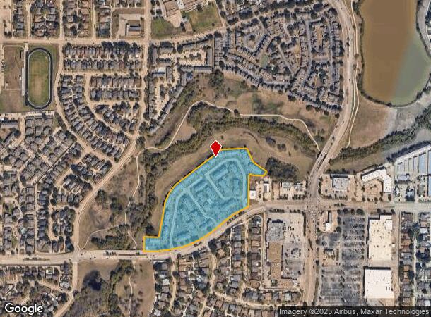  1811 E Frankford Rd, Carrollton, TX Parcel Map