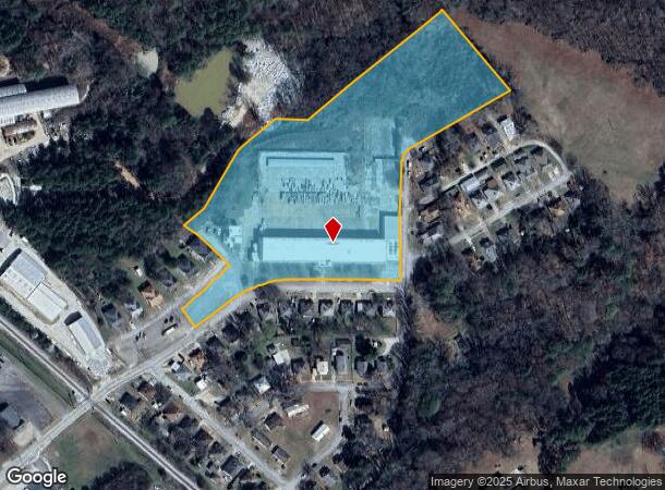  120 Seaboard St, Elberton, GA Parcel Map