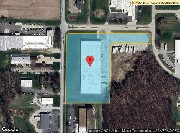  110 Collins Blvd, Orrville, OH Parcel Map