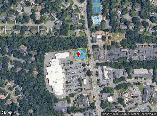  5592 Chamblee Dunwoody Rd, Atlanta, GA Parcel Map