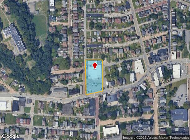 1100 Chartiers Ave, Mc Kees Rocks, PA Parcel Map