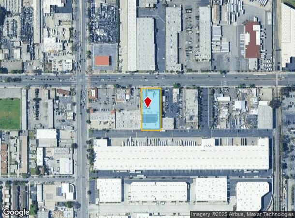 7540 Rosecrans Ave, Paramount, CA Parcel Map