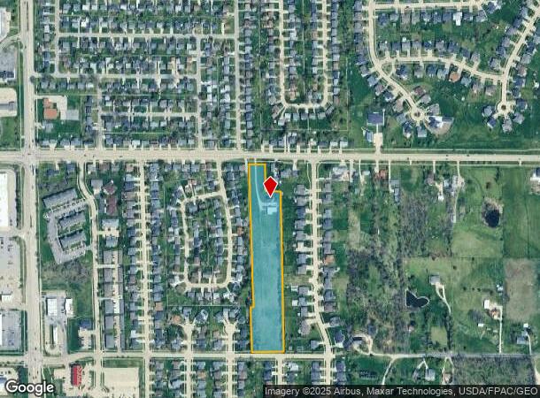  2921 33Rd Ave Sw, Cedar Rapids, IA Parcel Map