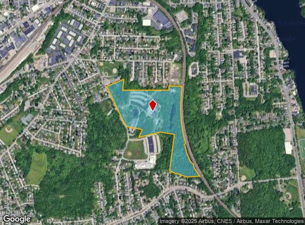  222 Harrington Way, Worcester, MA Parcel Map
