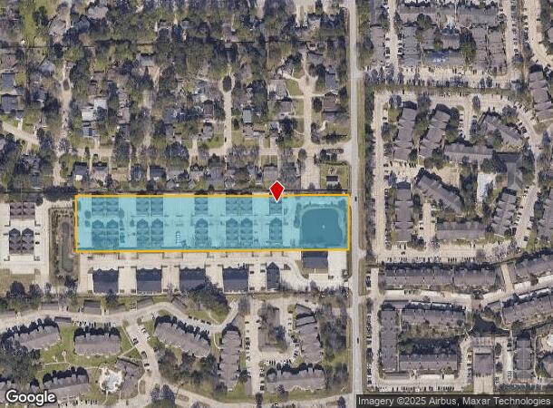 25511 Budde Rd, Spring, TX Parcel Map