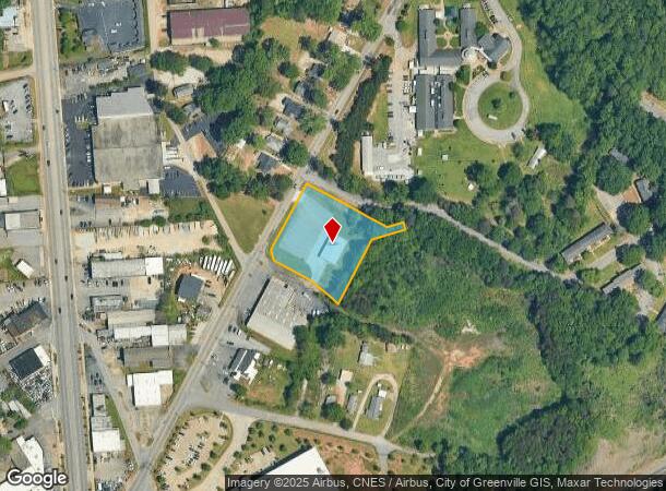  214 Furman Hall Rd, Greenville, SC Parcel Map