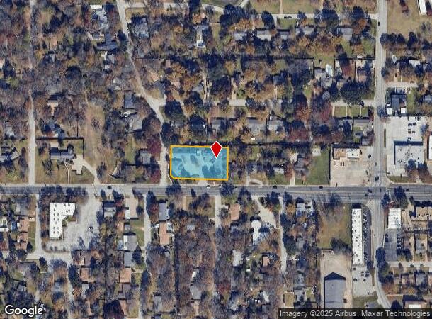  1321 W Randol Mill Rd, Arlington, TX Parcel Map