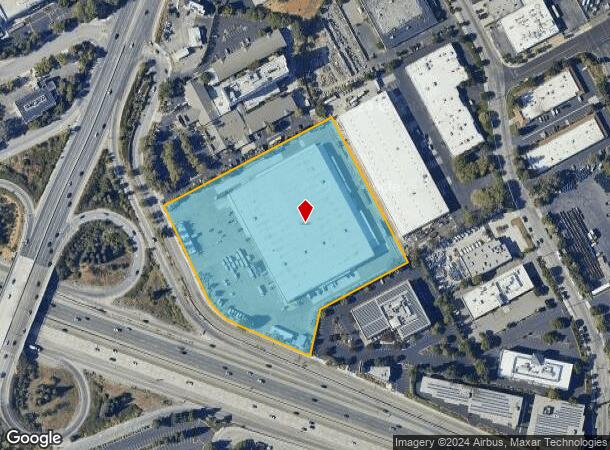  2121 Laurelwood Rd, Santa Clara, CA Parcel Map