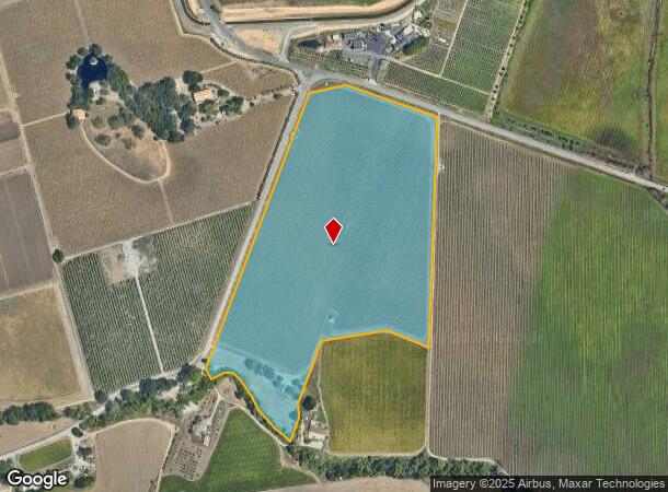 2574 Ledgewood Rd, Fairfield, CA Parcel Map