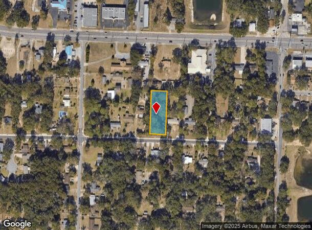 1512 E Burgess Rd, Pensacola, FL Parcel Map