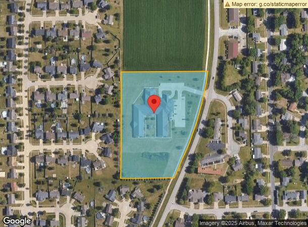  1635 Baltimore Ave, Mt Zion, IL Parcel Map