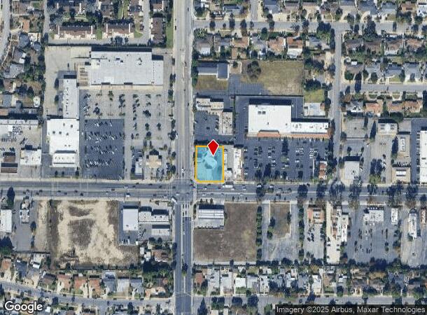 1091 W Foothill Blvd, Claremont, CA Parcel Map