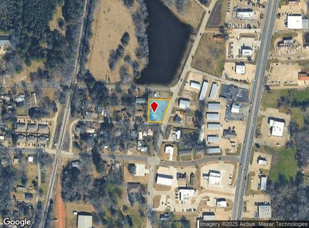  1208 Titus St, Gilmer, TX Parcel Map
