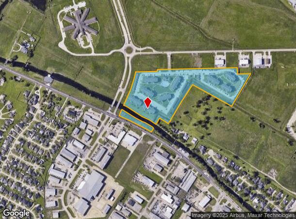 100 Cameron Isles Ct, Houma, LA Parcel Map