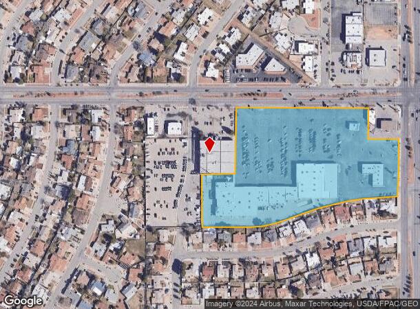  10780 Pebble Hills Blvd, El Paso, TX Parcel Map