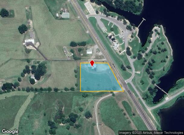 Highway 154 Just Past Bridge, Yantis, TX Parcel Map