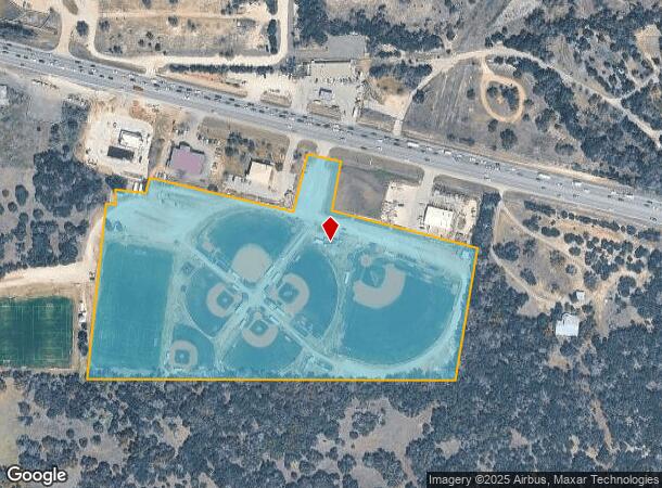 13909 W Highway 71, Austin, TX Parcel Map