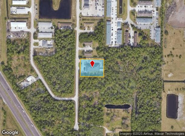  521 Thor Ave Se, Palm Bay, FL Parcel Map