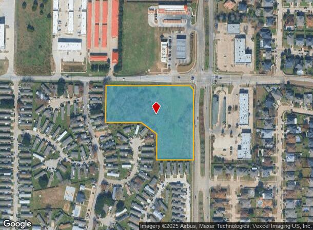  700 W Harris Rd, Arlington, TX Parcel Map