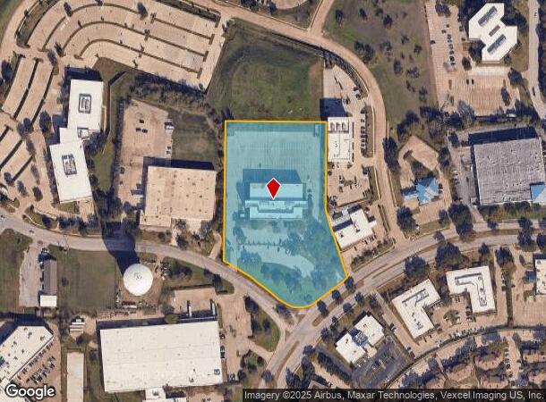 1901 Gateway Dr, Irving, TX Parcel Map