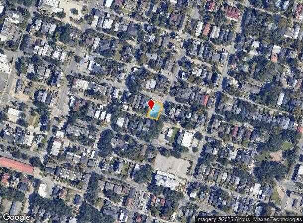  1201 Habersham St, Savannah, GA Parcel Map