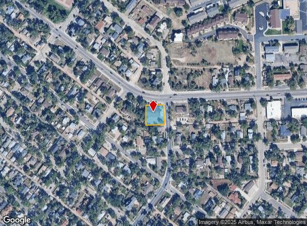  2103 W Uintah St, Colorado Springs, CO Parcel Map