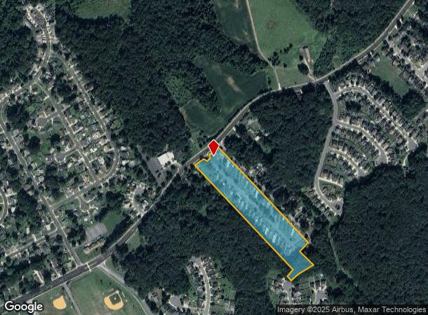 2611 Willoughby Beach Rd, Edgewood, MD Parcel Map