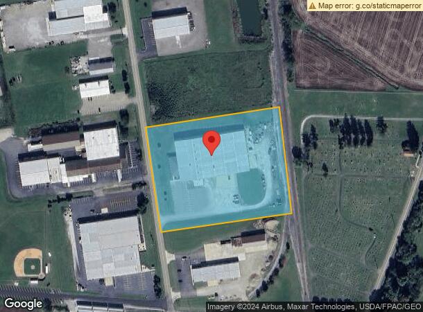  10955 Industrial Pky Nw, Bolivar, OH Parcel Map