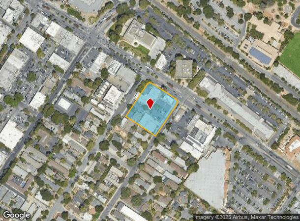  815 El Camino Real, Menlo Park, CA Parcel Map