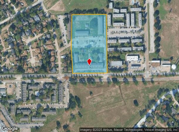  3800 W Baker Rd, Baytown, TX Parcel Map