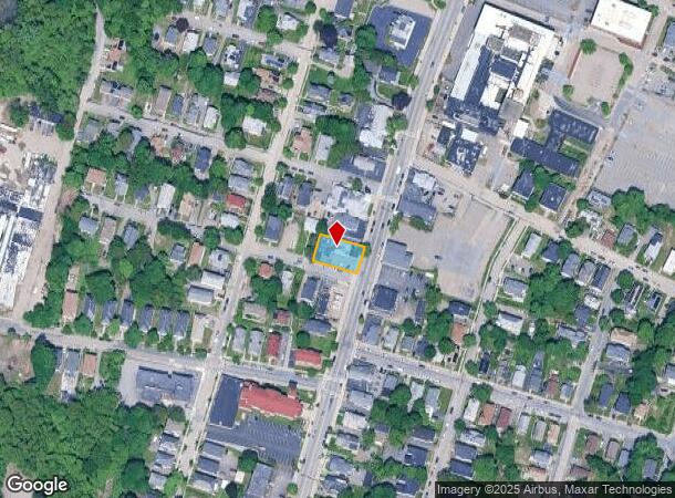 258 Lincoln St, Worcester, MA Parcel Map