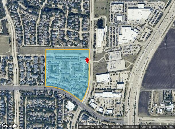 6201 Windhaven Pky, Plano, TX Parcel Map