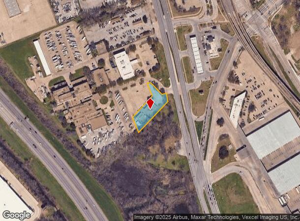  9701 Harry Hines Blvd, Dallas, TX Parcel Map