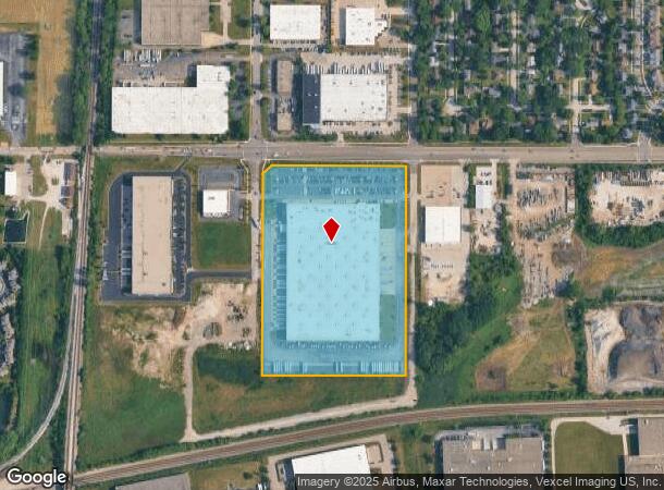 543 Frontenac Ct, Naperville, IL Parcel Map