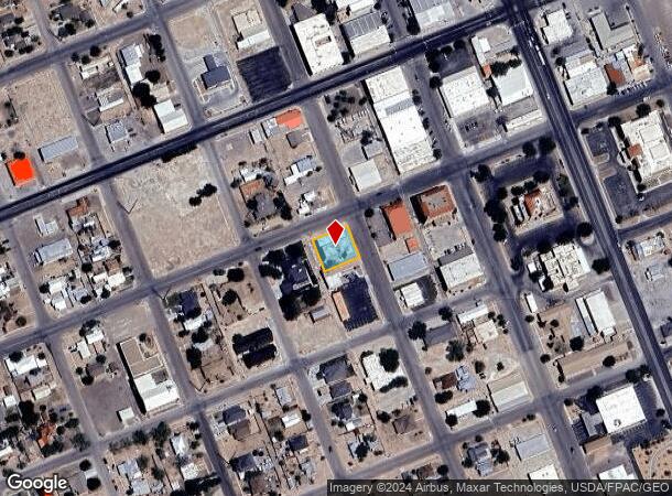  401 S Cypress St, Pecos, TX Parcel Map