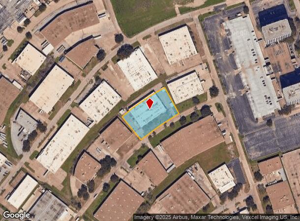1261 Profit Dr, Dallas, TX Parcel Map