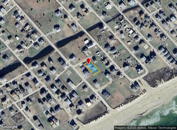 2134 Vista Dr, Port Bolivar, TX Parcel Map