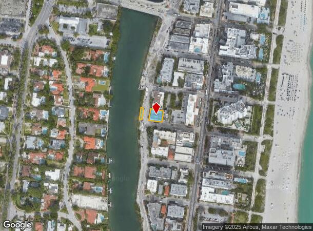  3801 Indian Creek Dr, Miami Beach, FL Parcel Map