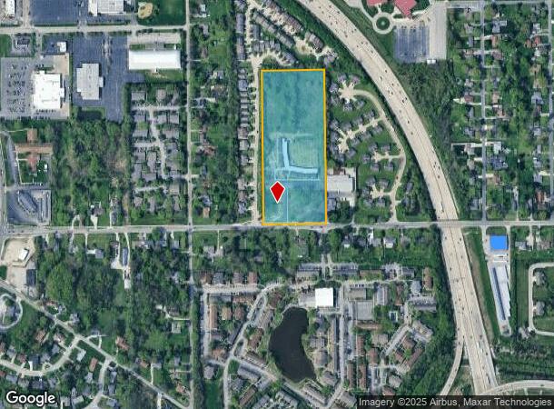  2880 E Hanna Ave, Indianapolis, IN Parcel Map