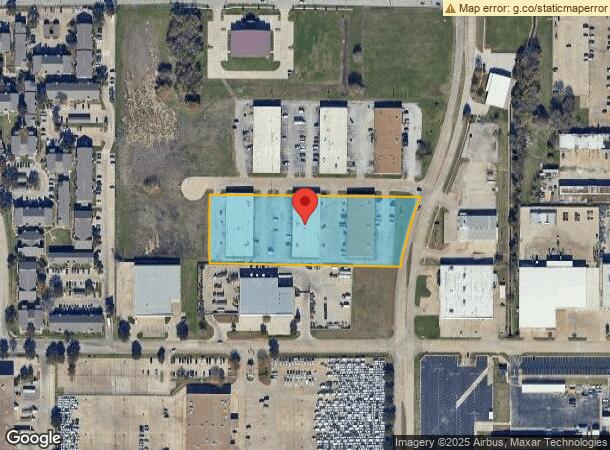  2601 Aero Dr, Grand Prairie, TX Parcel Map